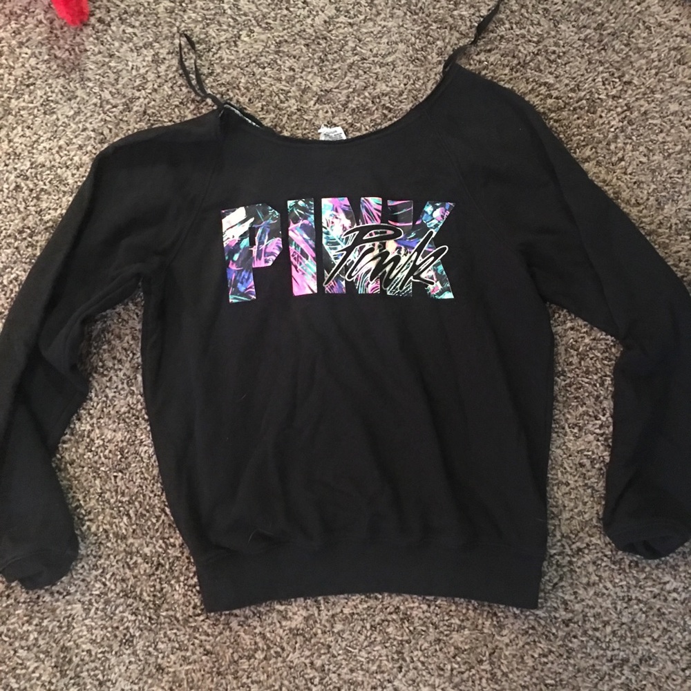 Pink crew neck